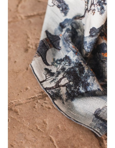 Nappe en lin viscose