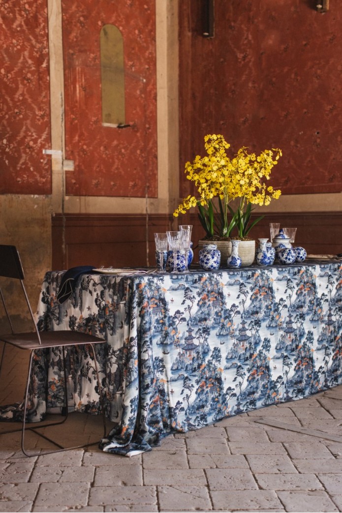 Nappe en lin viscose