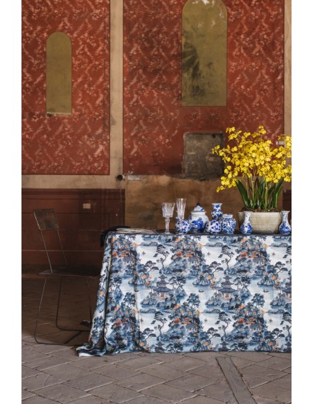 Nappe en lin viscose