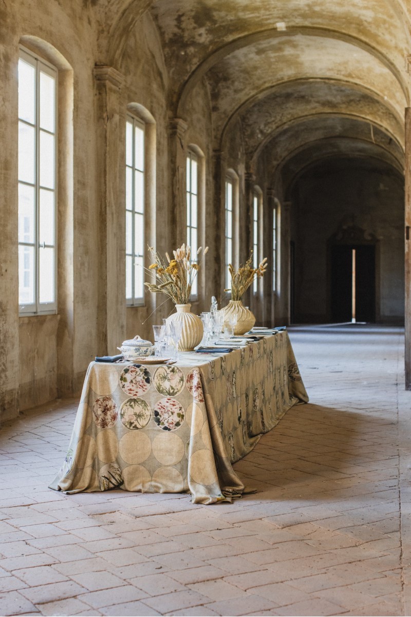 Nappe en lin viscose