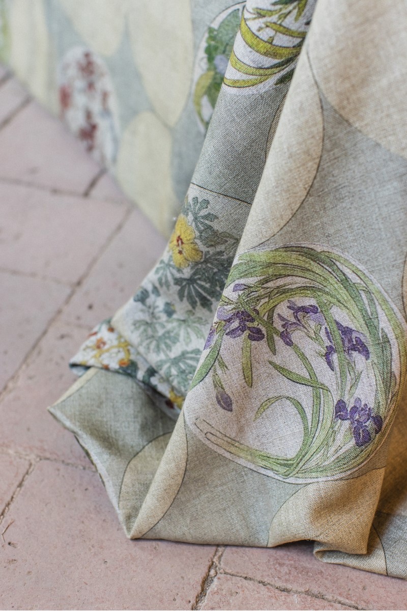 Nappe en lin viscose