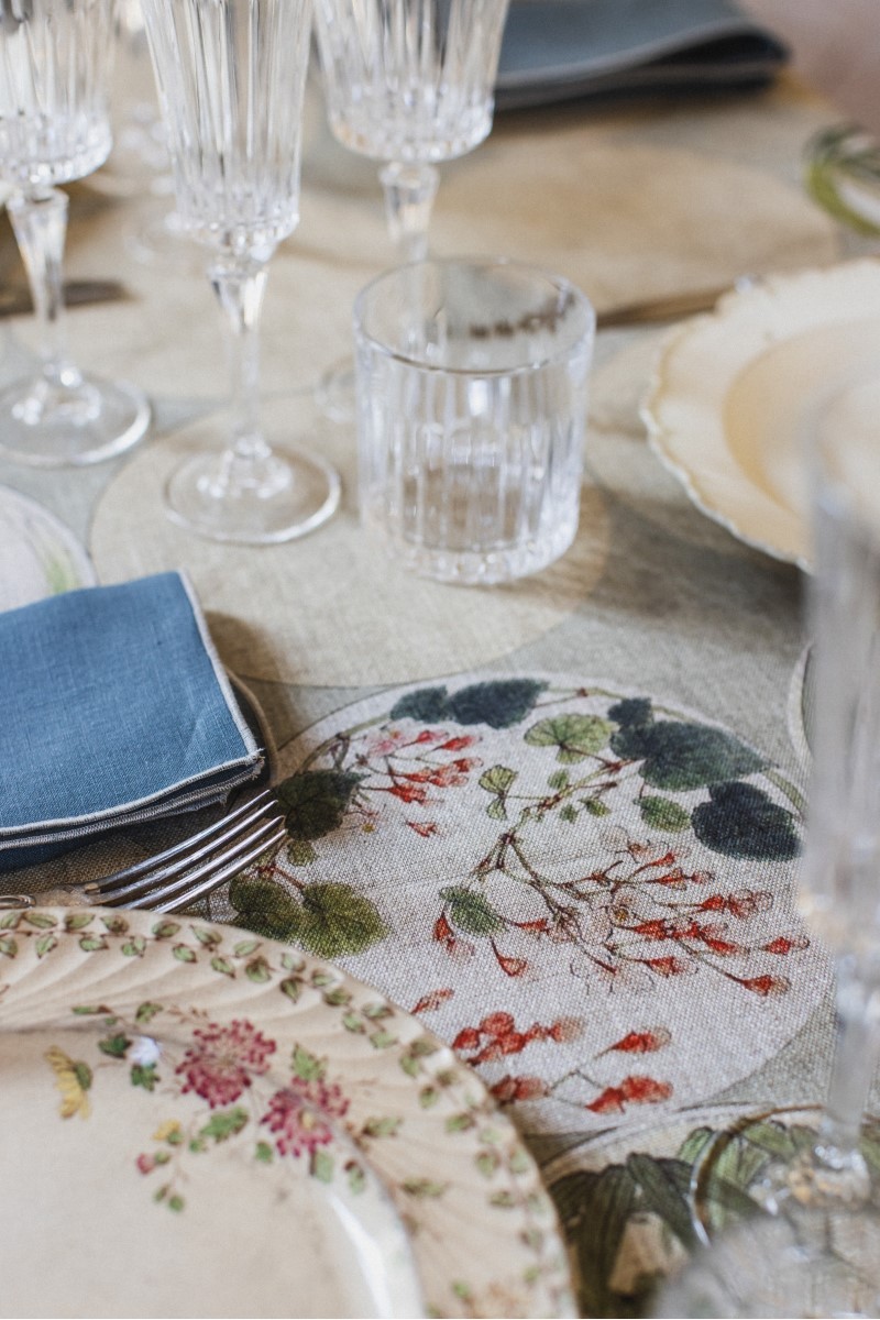 Nappe en lin viscose