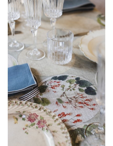 Nappe en lin viscose