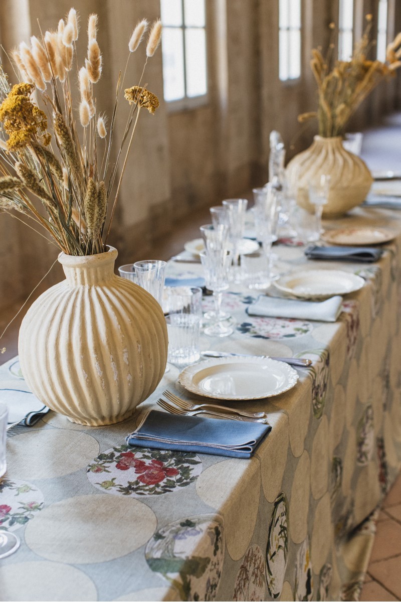 Nappe en lin viscose