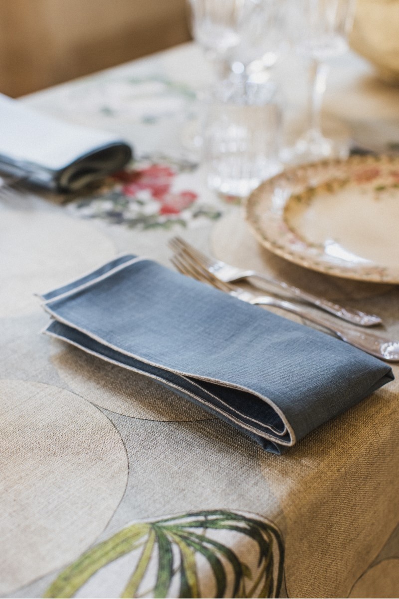 Nappe en lin viscose