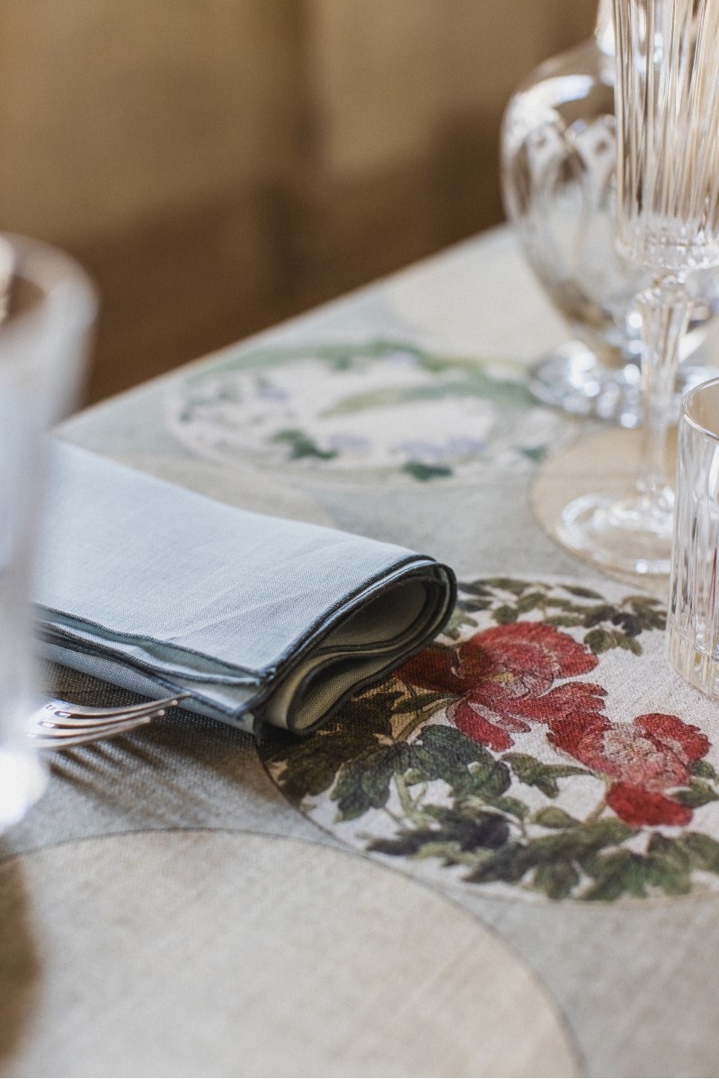 Nappe en lin viscose