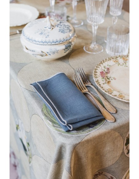 Nappe en lin viscose