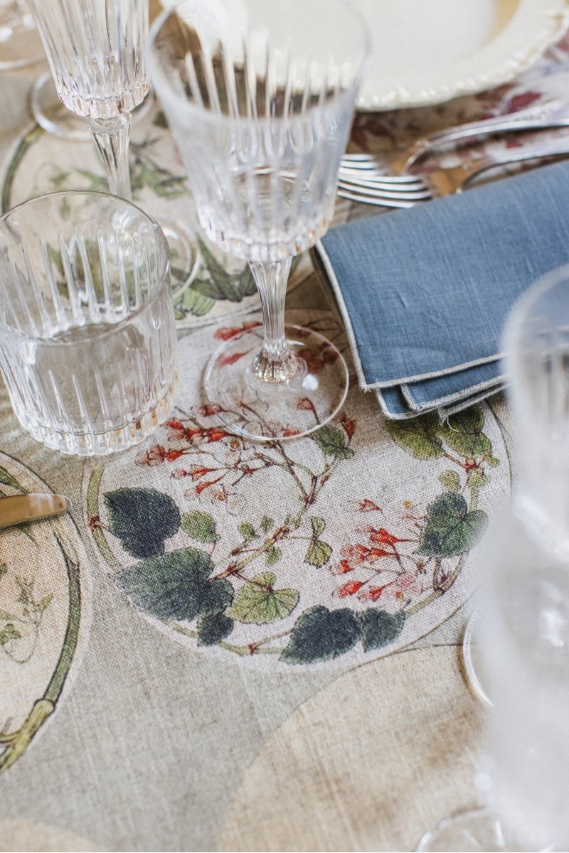 Nappe en lin viscose