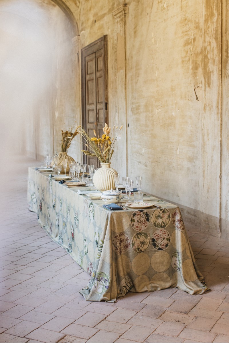 Nappe en lin viscose