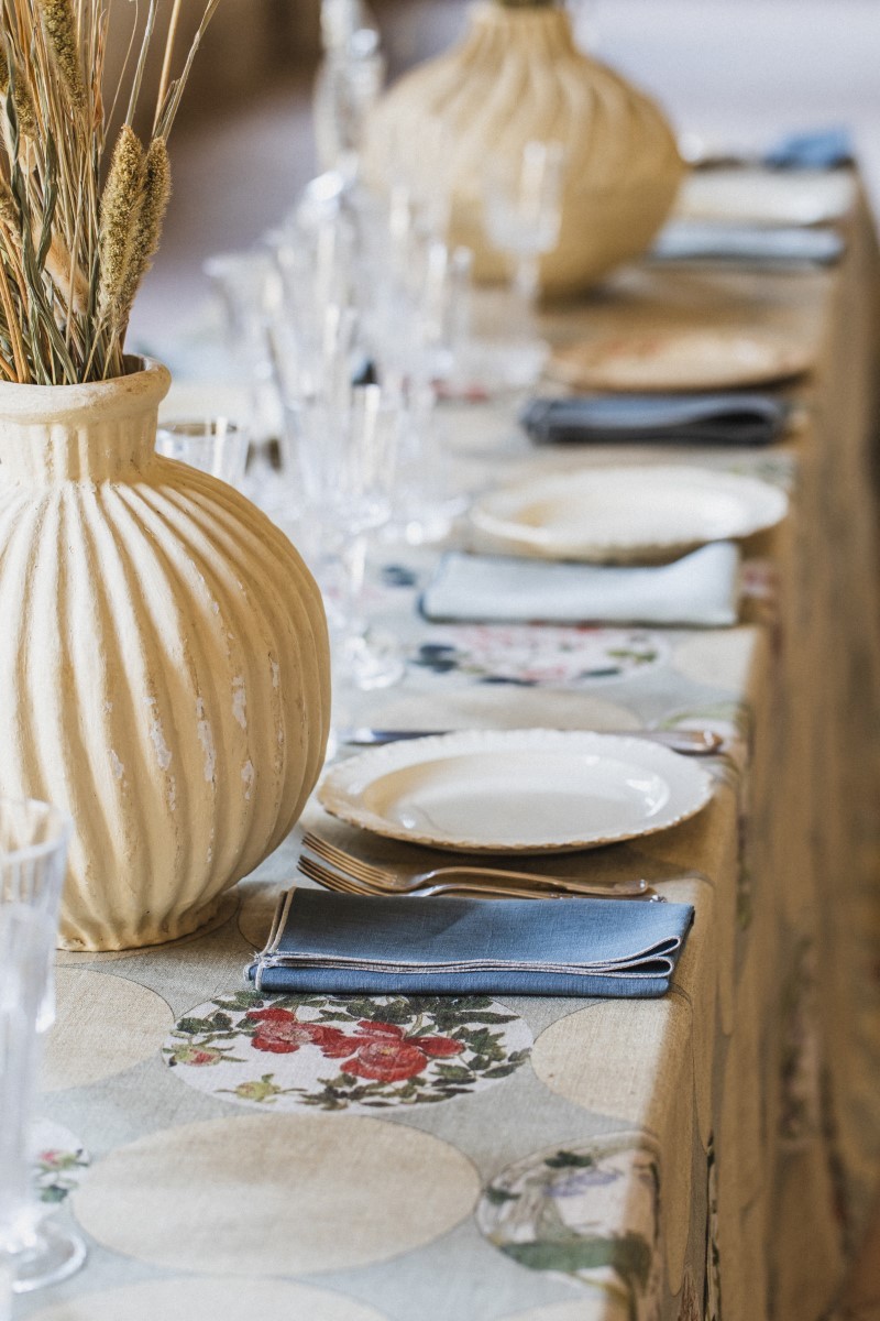 Nappe en lin viscose