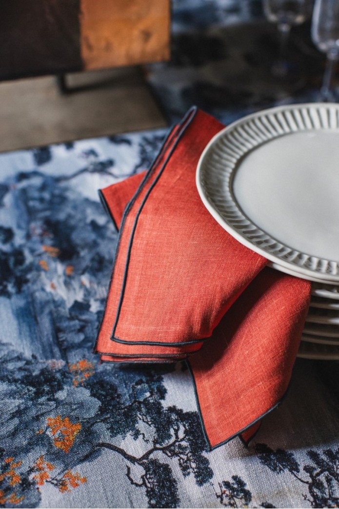 Serviette en lin Filo