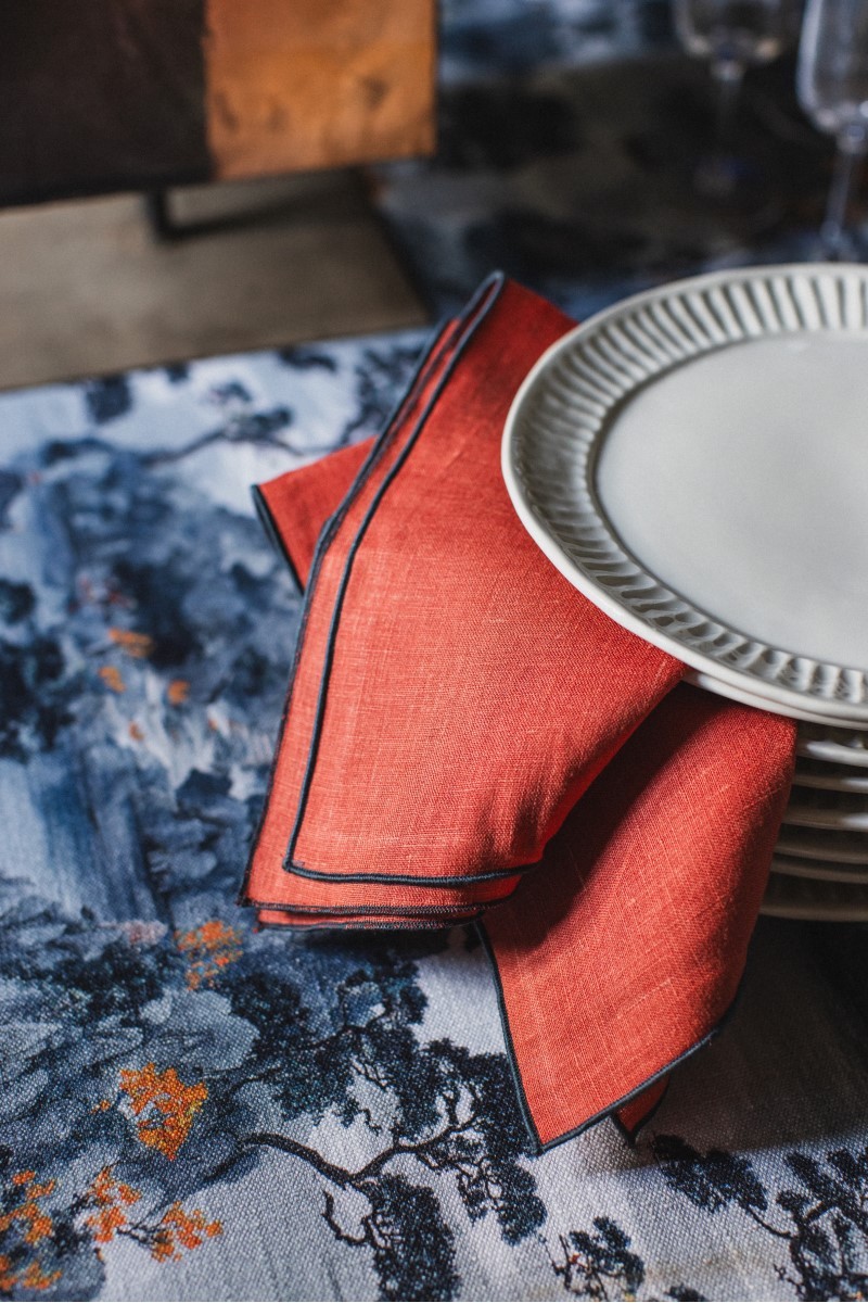 Serviette en lin Filo