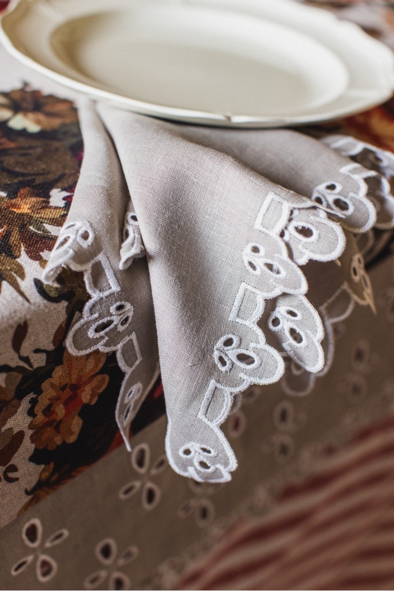 Serviette de table en lin Amalfi