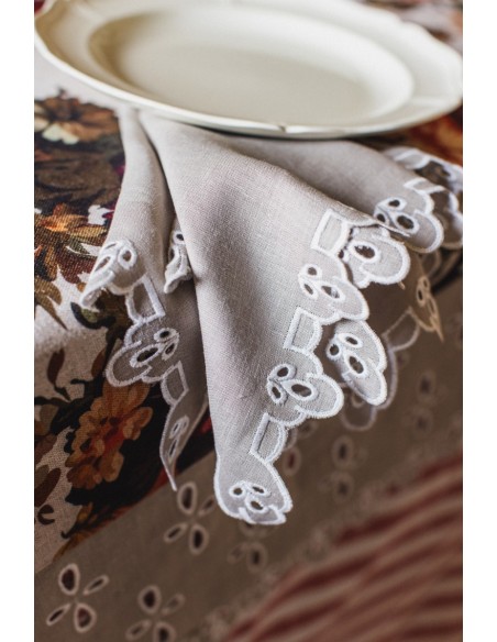 Serviette de table en lin Amalfi