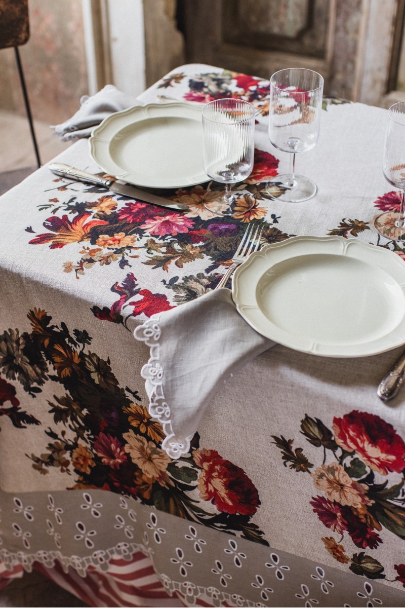 Serviette de table en lin Amalfi