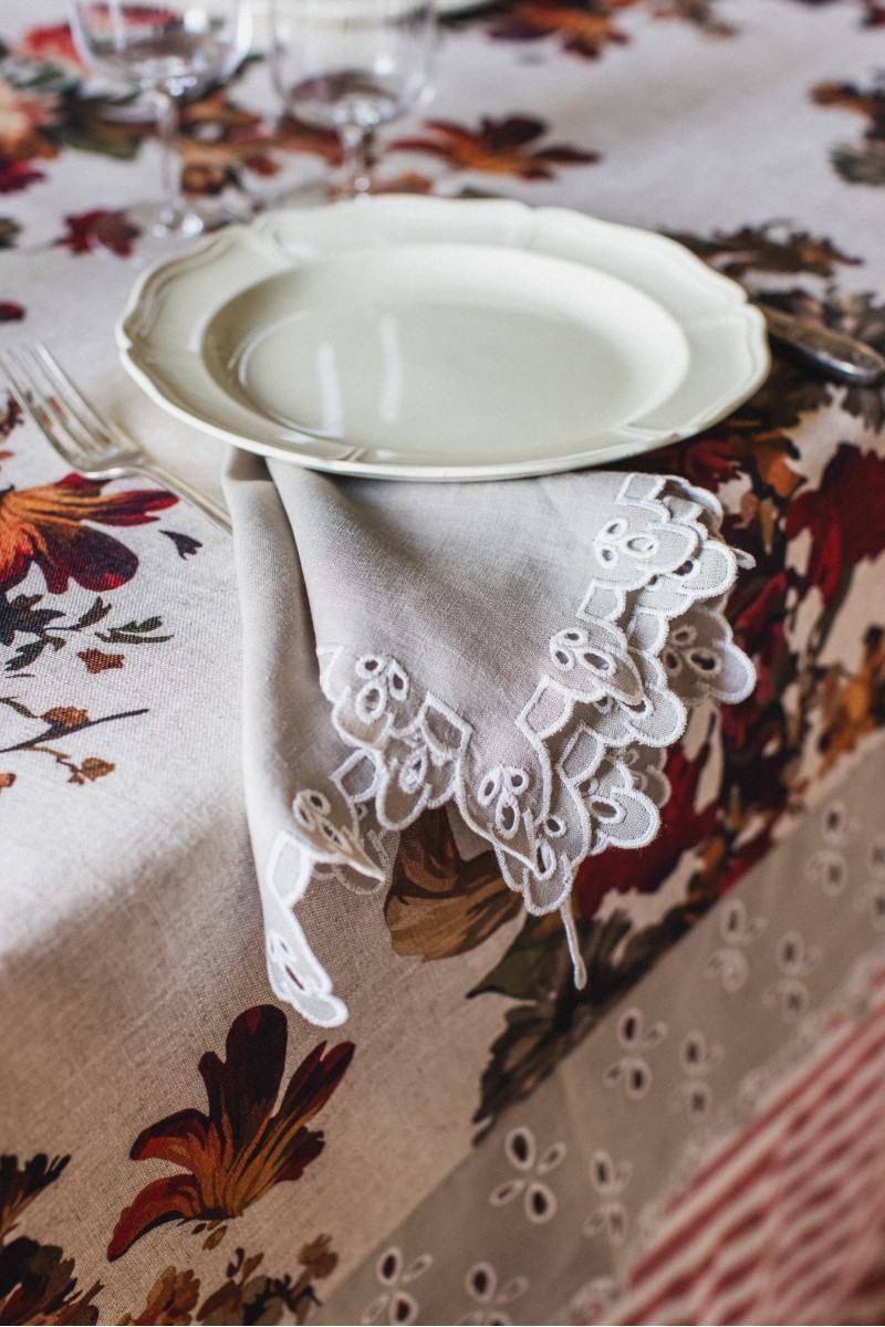Serviette de table en lin Amalfi