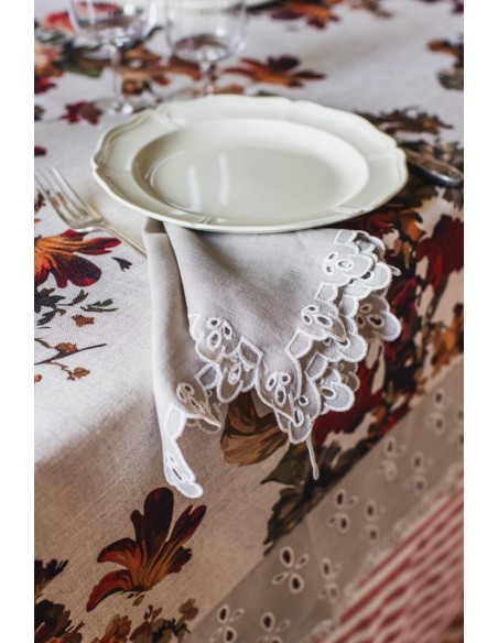 Serviette de table en lin Amalfi