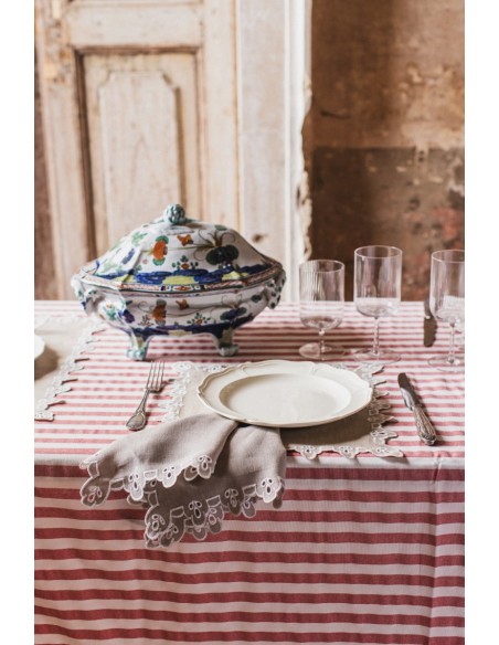 Serviette de table en lin Amalfi
