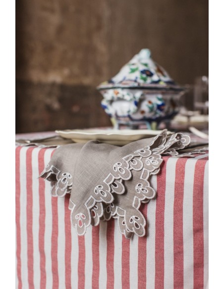 Serviette de table en lin Amalfi