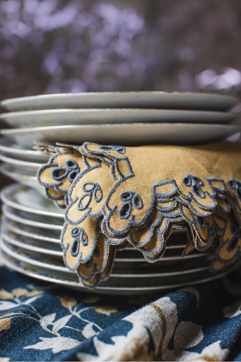 Serviette de table en lin Amalfi