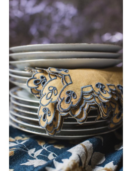 Serviette de table en lin Amalfi
