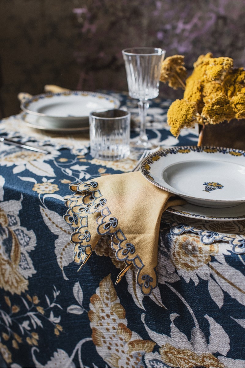 Serviette de table en lin Amalfi