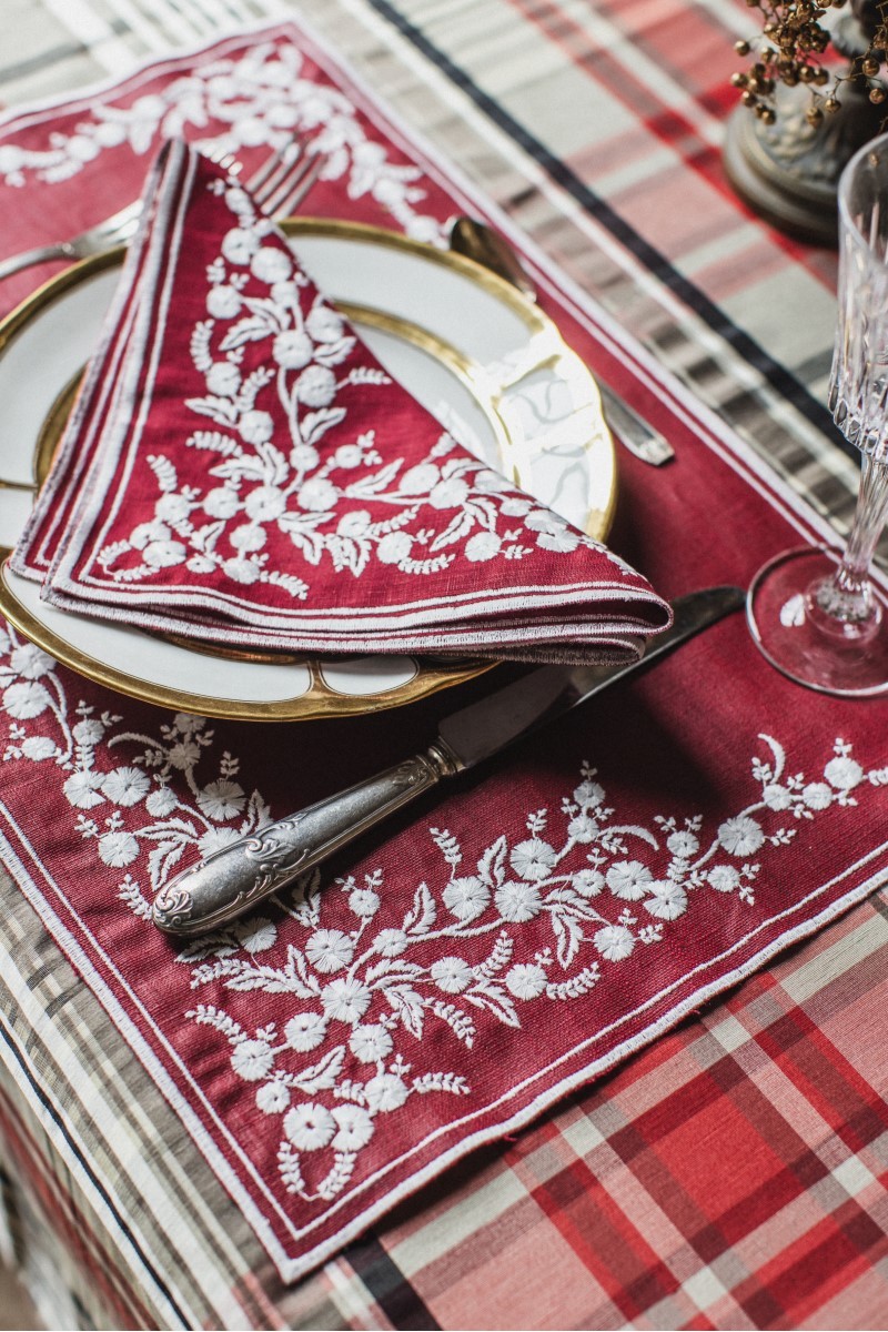 Serviette de table en lin Venaria