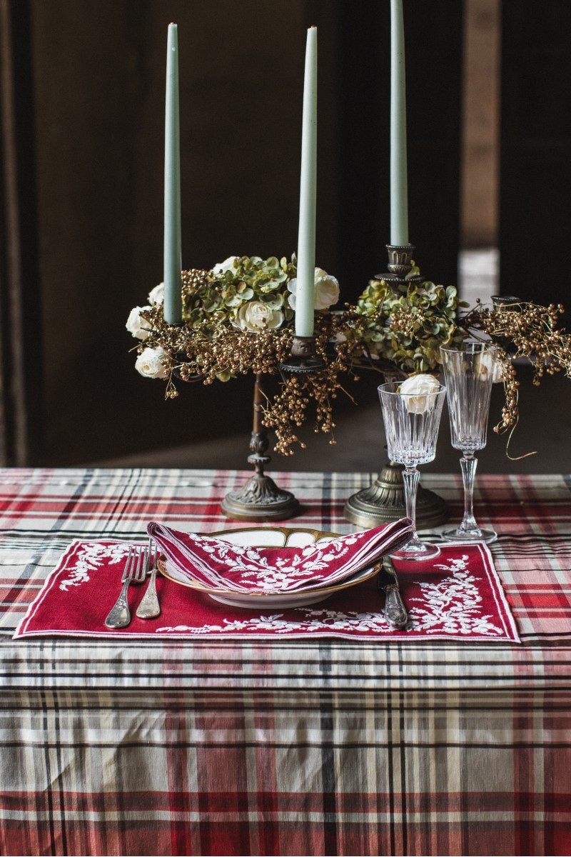 Serviette de table en lin Venaria