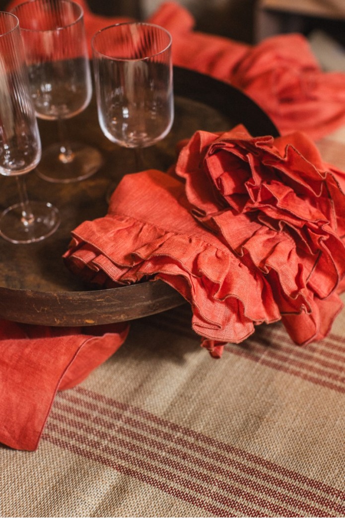 Serviette de table en lin Gitane