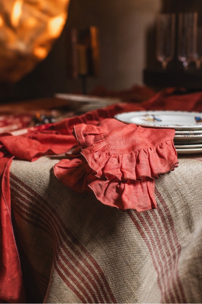 Serviette de table en lin Gitane 2