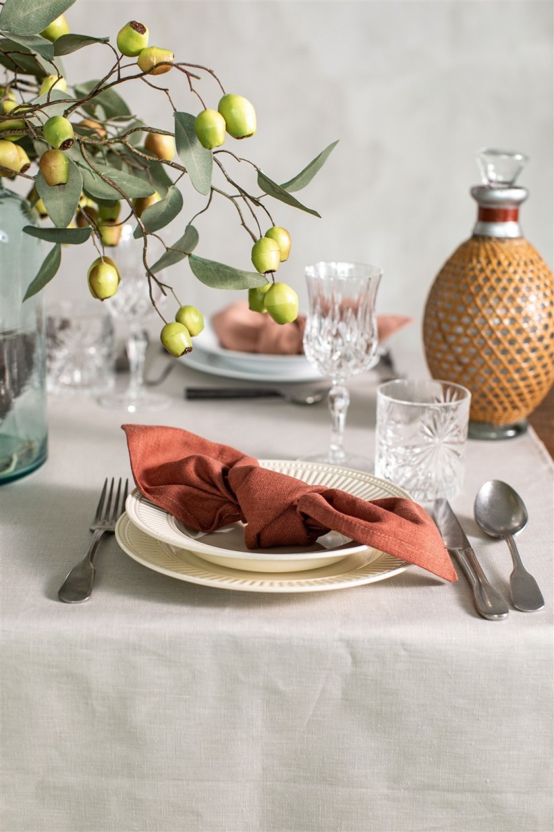 Serviette de table en pur lin