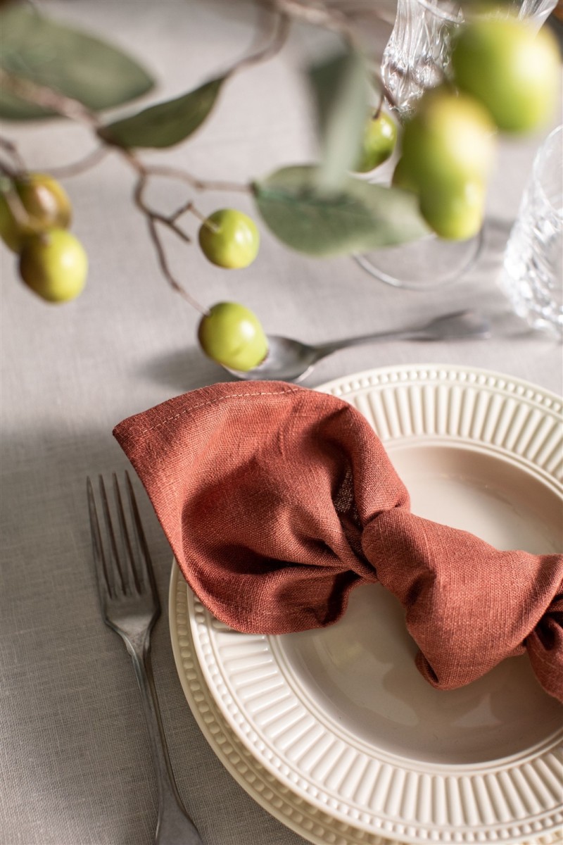 Serviette de table en pur lin