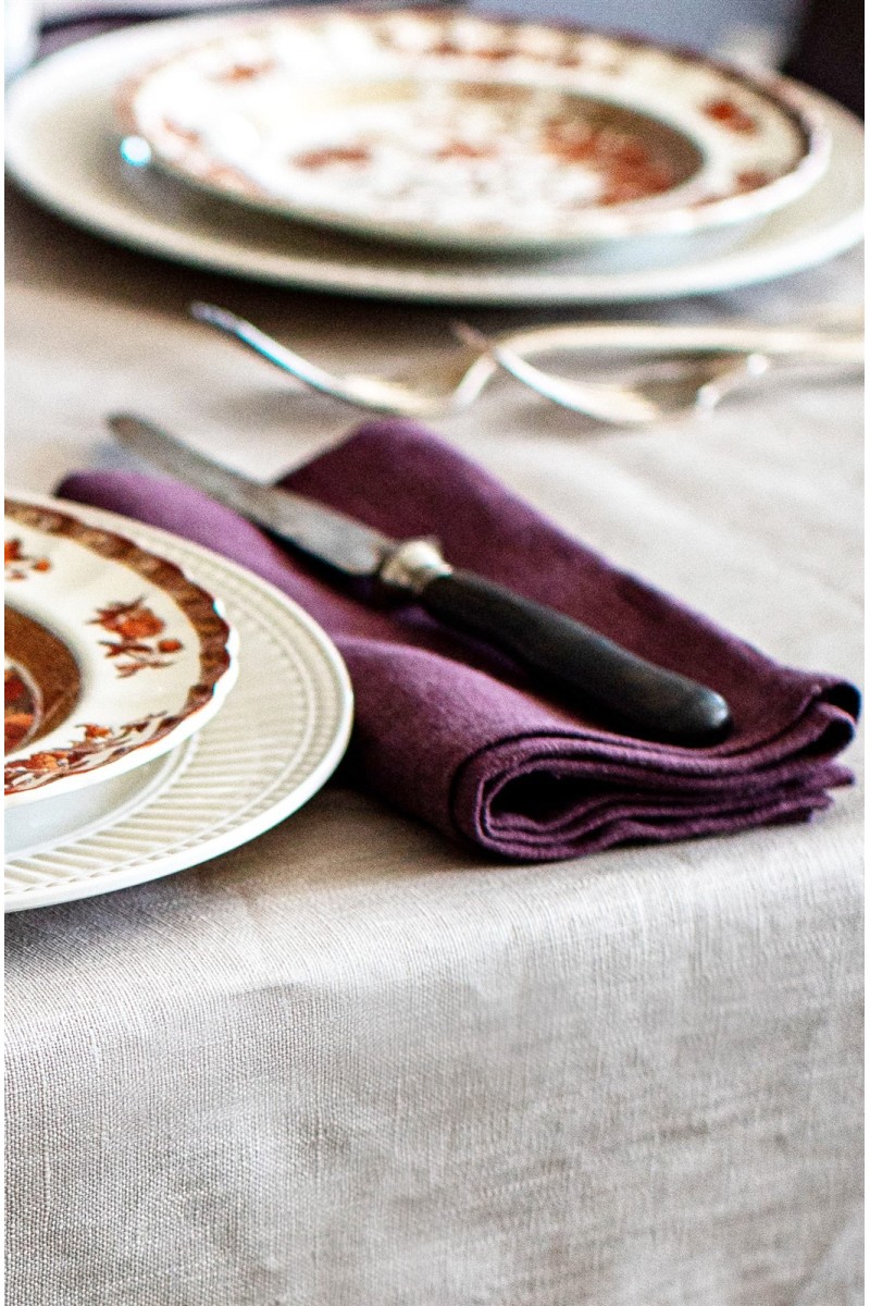 Serviette de table en pur lin