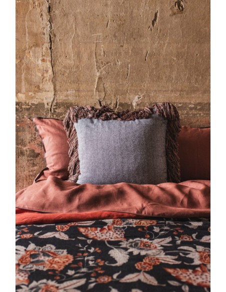 Taie d'oreiller en velours Ludo