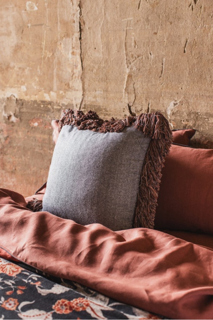 Taie d'oreiller en velours Ludo 2