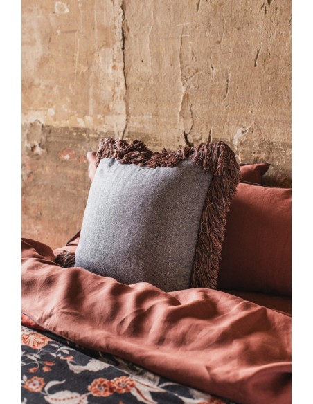 Taie d'oreiller en velours Ludo