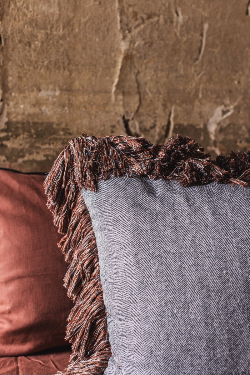 Taie d'oreiller en velours Ludo