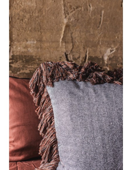 Taie d'oreiller en velours Ludo