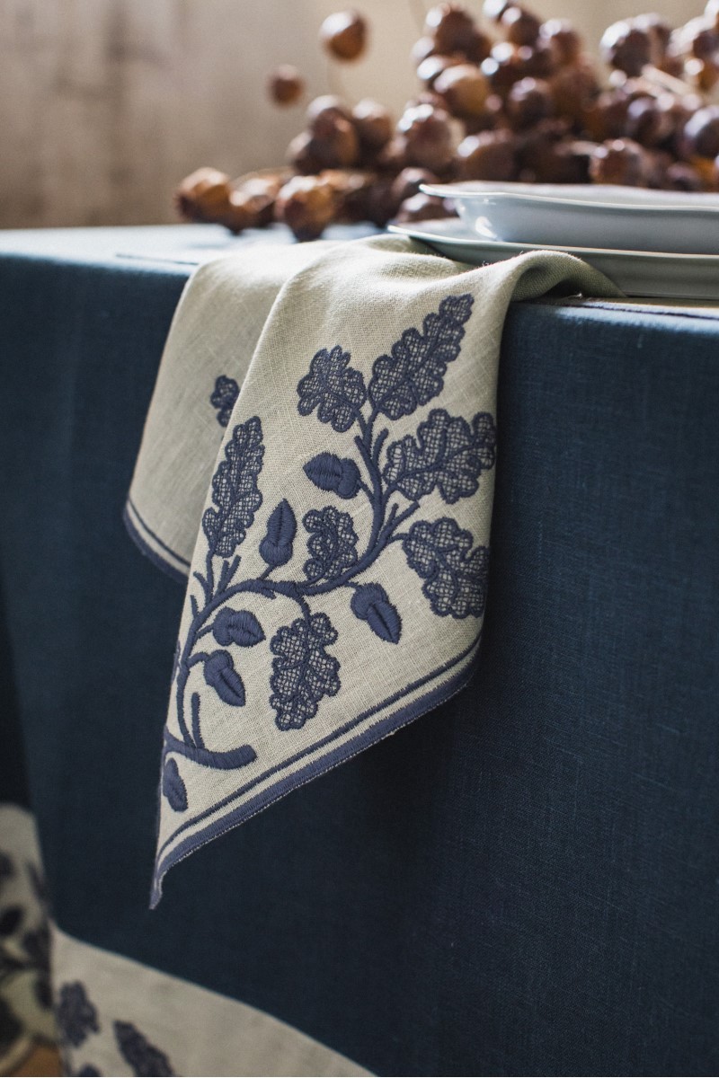 Nappe Quercia en lin anti-taches