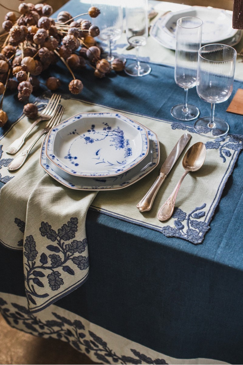 Nappe Quercia en lin anti-taches