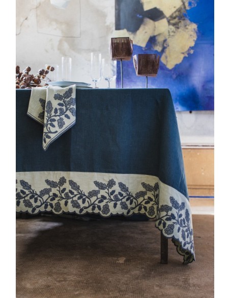 Nappe Quercia en lin anti-taches