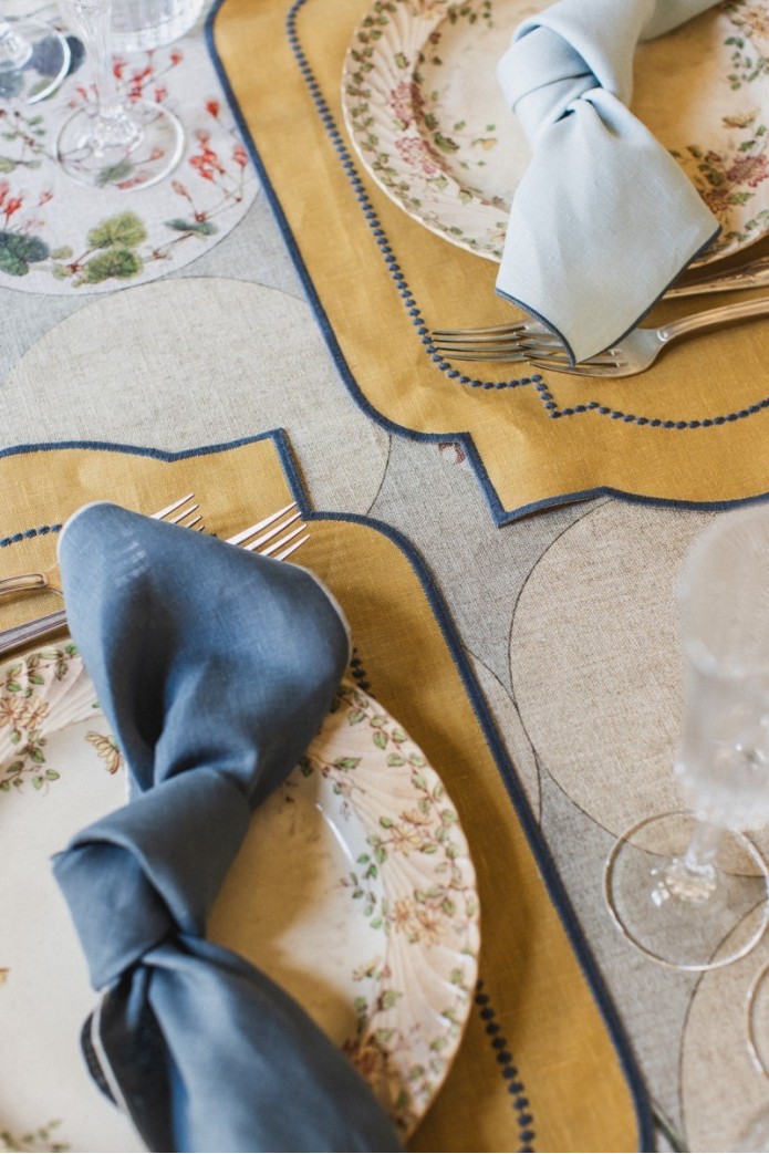 Adele Set de table en lin non tachant