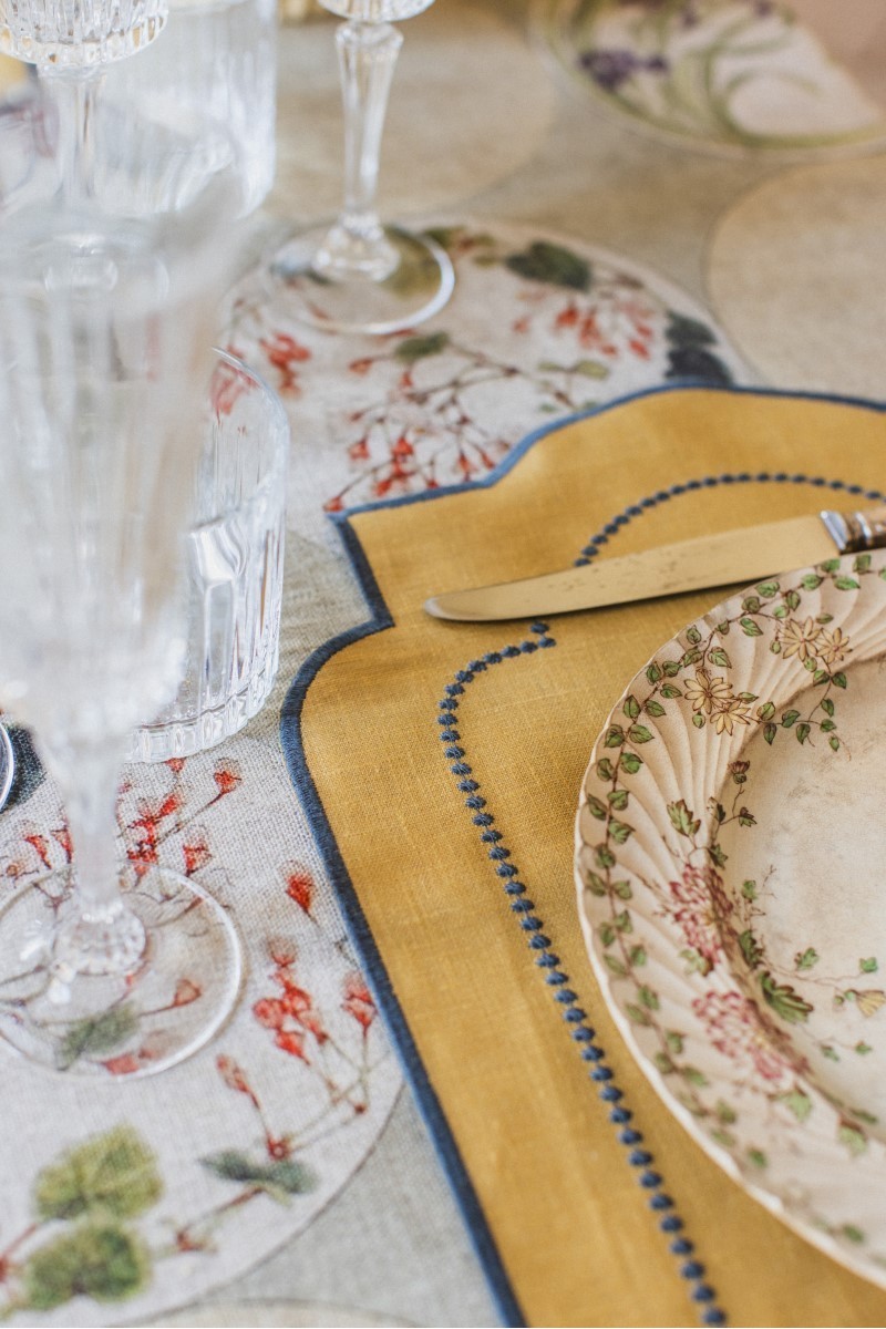 Tovaglietta Adele in Lino Antimacchia