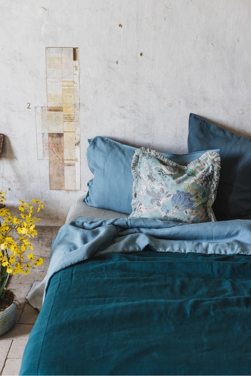 Copriletto Pure in Lino