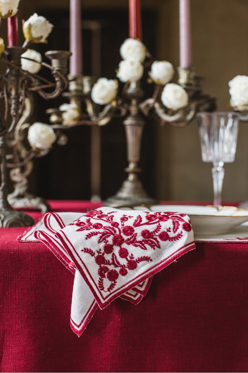 Serviette de table en lin Venaria