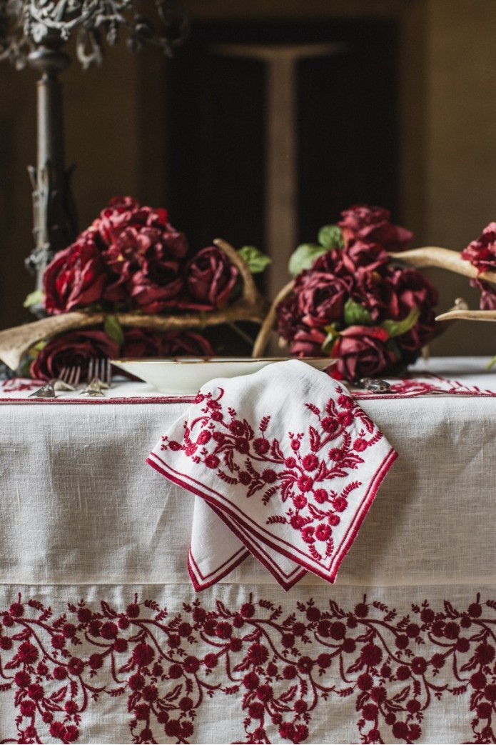 Serviette de table en lin Venaria 2