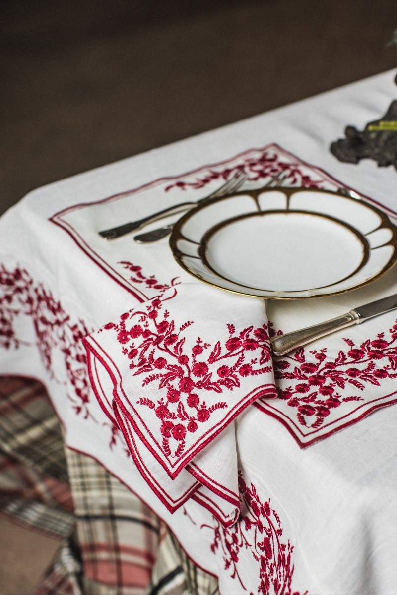 Serviette de table en lin Venaria