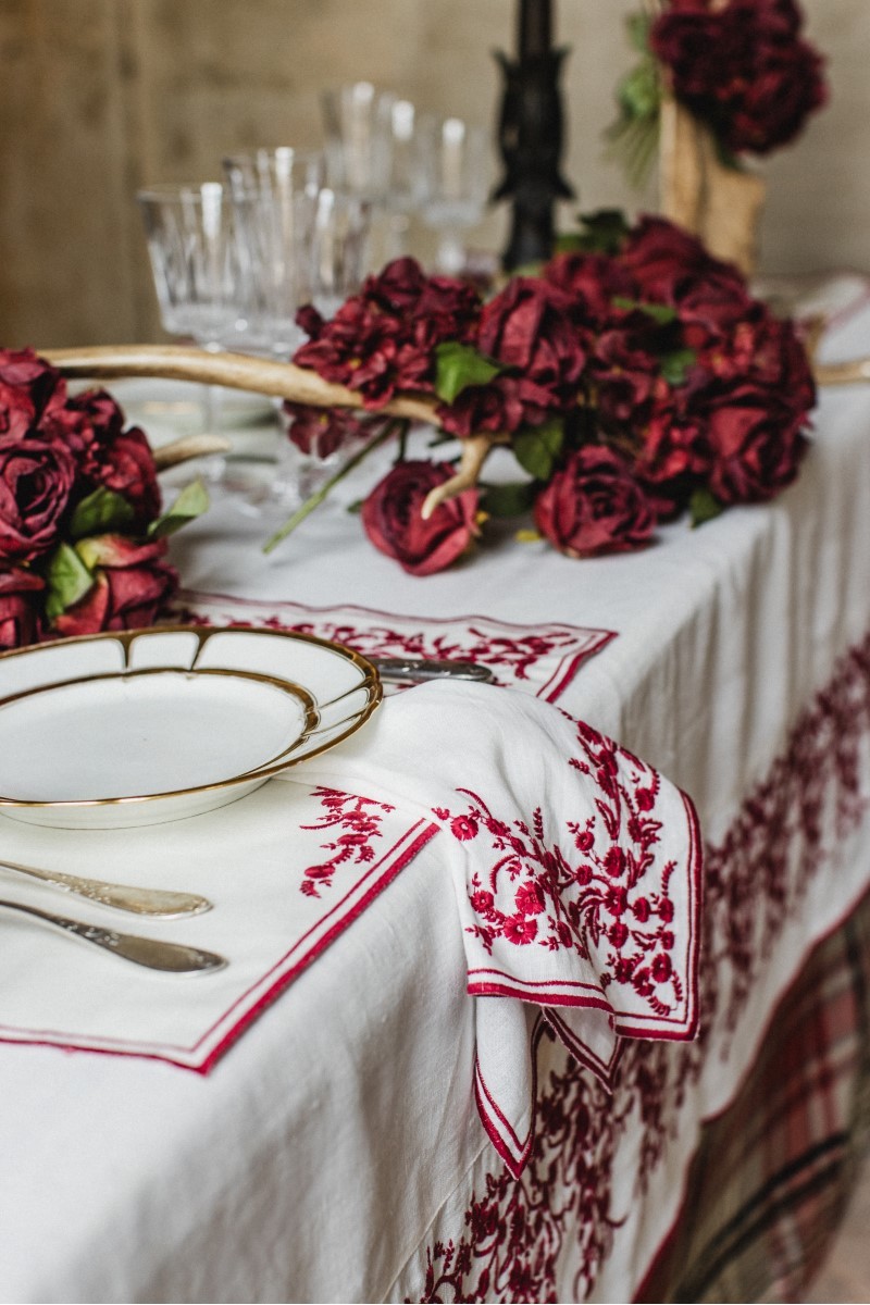 Serviette de table en lin Venaria