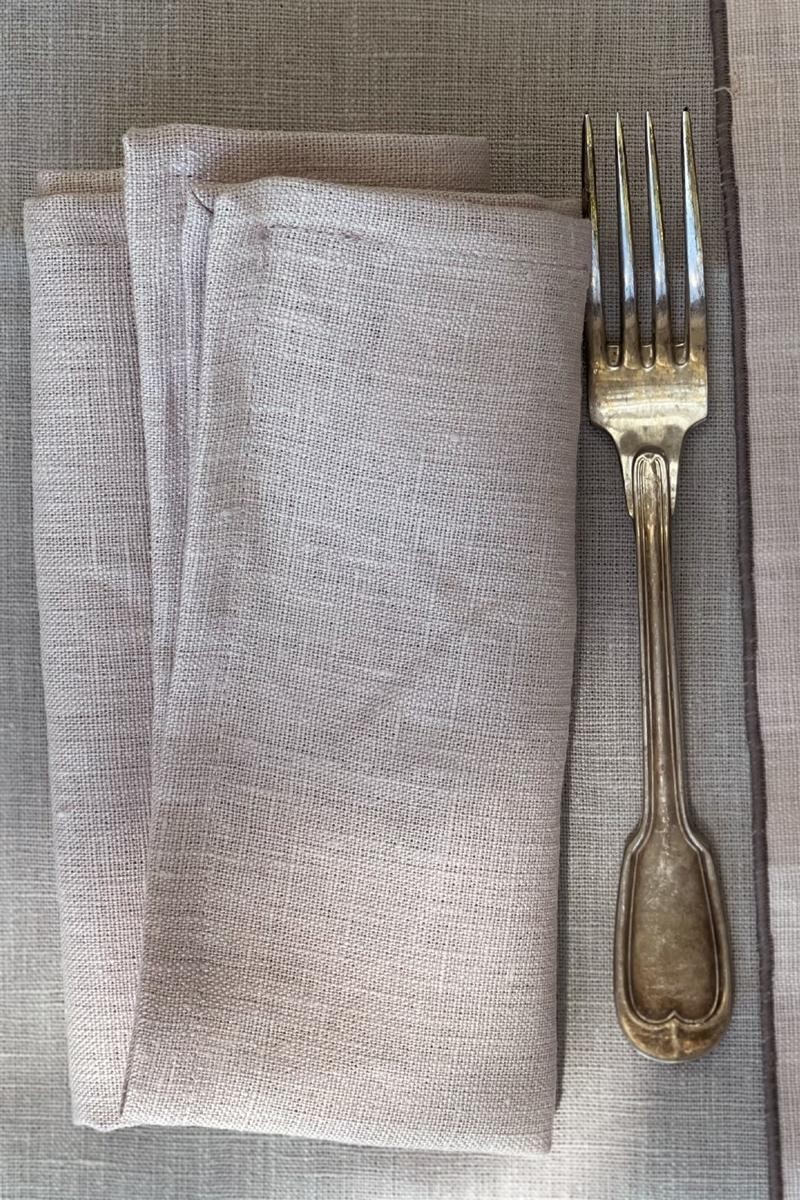 Serviette de table en pur lin