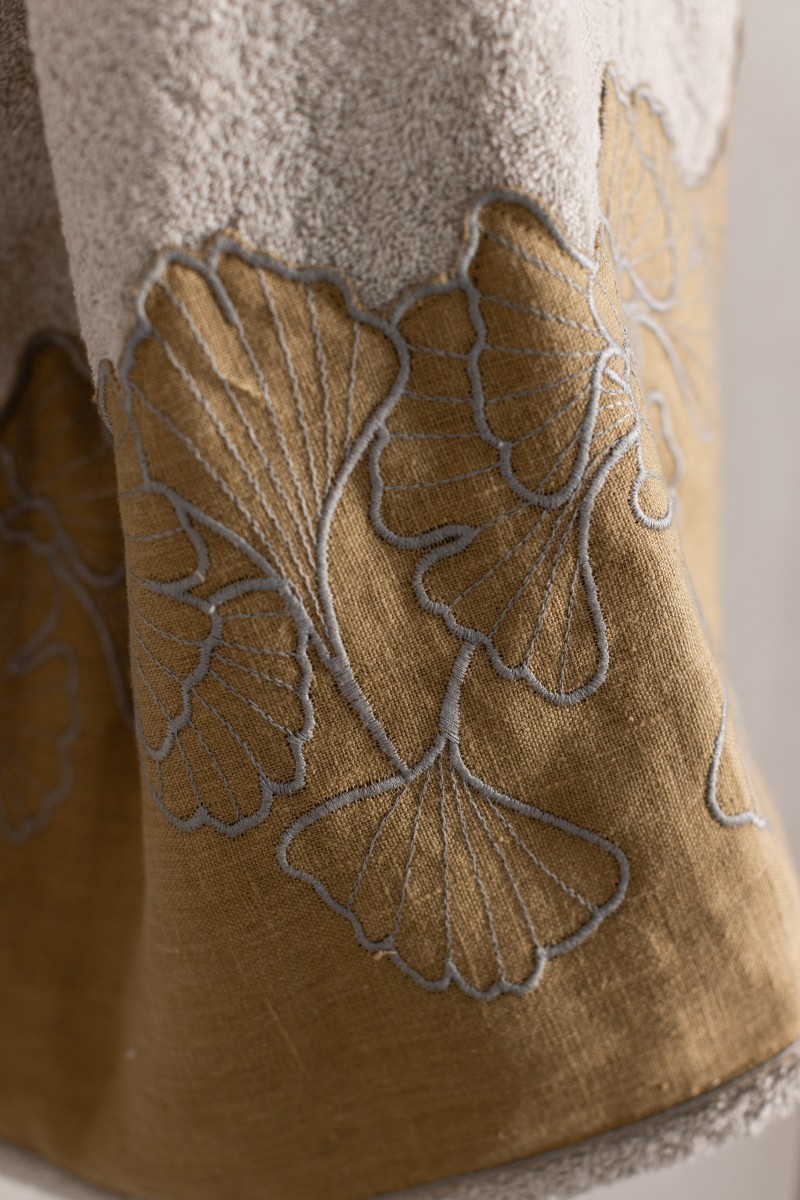 Serviette Ginkgo en coton